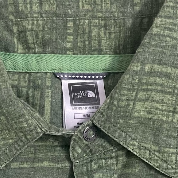 The North Face Olive Green Casual Button Down Shirt - Picture 10 of 10